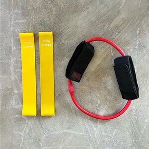 SPRI Xercuff Leg Resistance Band, Non-Slip Padded Ankle Cuffs. FREE Resist.Bands